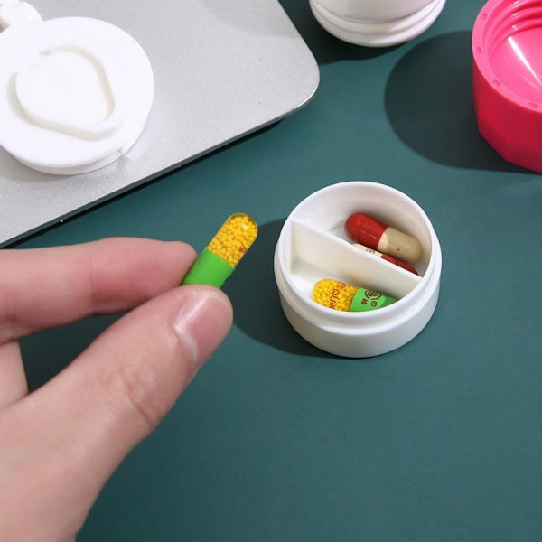 Pulver Tablettkvarn Pulver Pill Cutter ROSA Pink