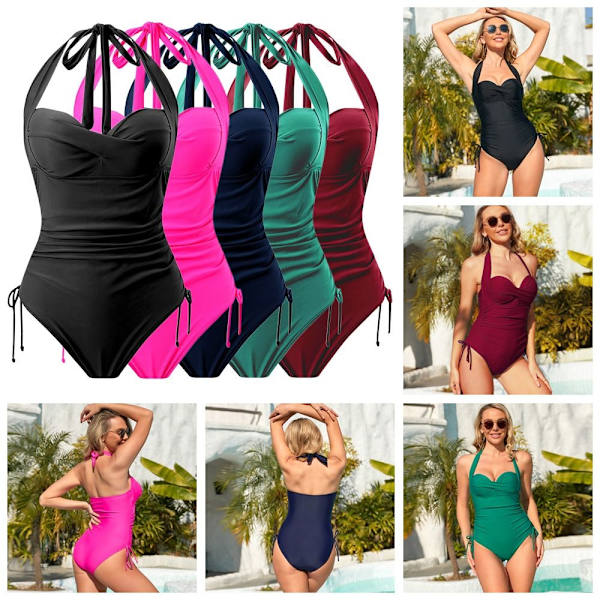 Badedragt Badedragt i ét stykke ROSE RED XL rose red XL
