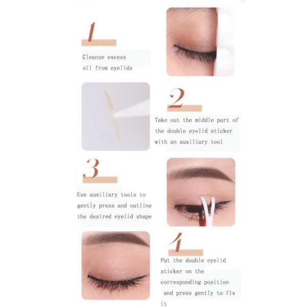 Invisible Double Eyelid Sticker Big Eyelid Tape Sticker A A A