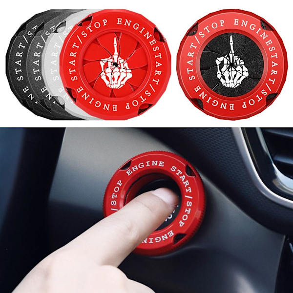 Onekey Start Stop Button Cover Bilinredning 2 2 2