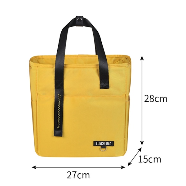 Eristetty lounaslaatikko thermal KELTAINEN SUURI Yellow Large