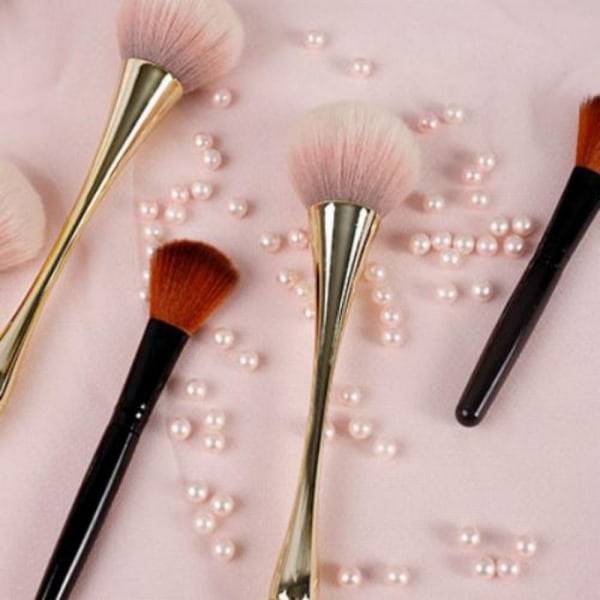 Sminkebørsteholder Kosmetikkholder ROSA HVIT PERLER ROSA HVIT pink white beads