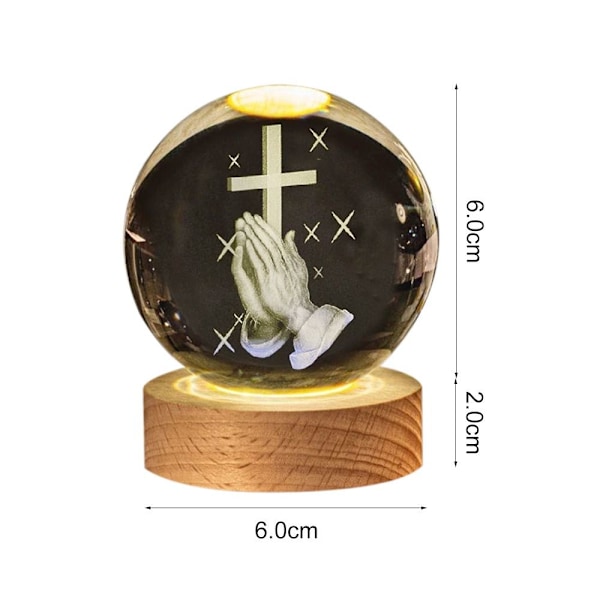 3D Natlys Krystaller Glaskugle 01 01 01