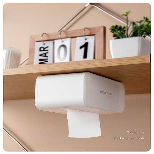 Tissue Box Veggmontert HVIT white