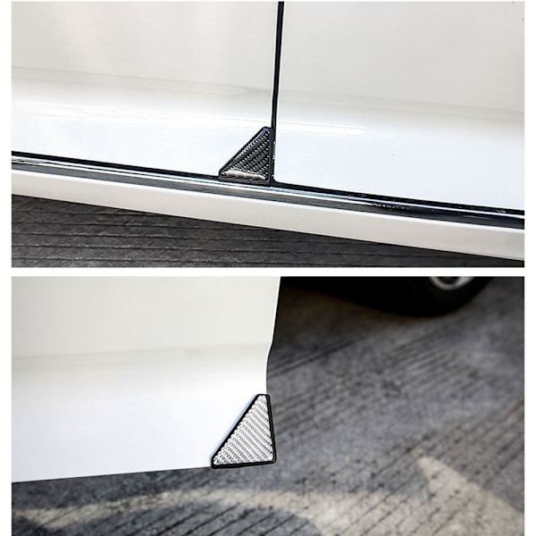 2 Stk Bildør Anti-kollisionsdæksel Crash Ridse Protector SORT Black