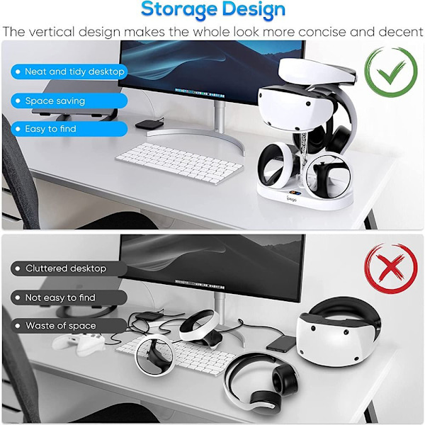 Ladestation VR Controller Oplader Headset Bracket