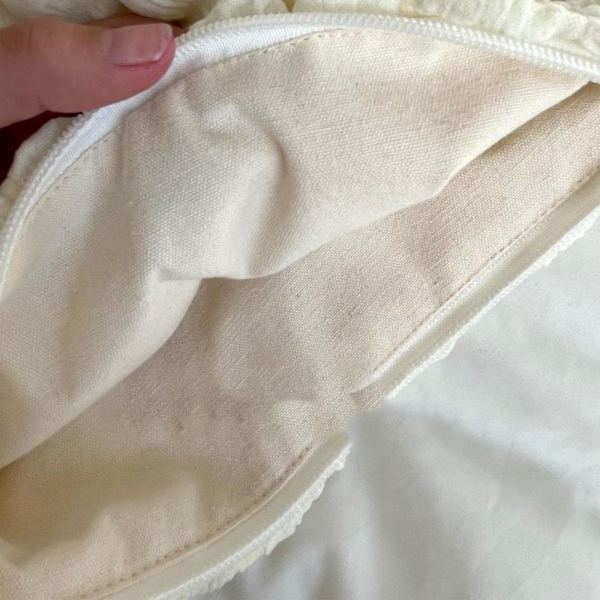 Kosmetisk veske Clutch veske HVIT white