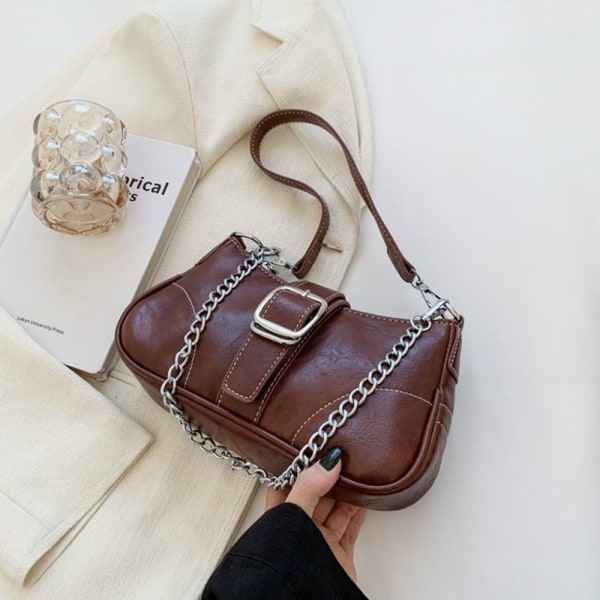 Axelväska Crossbody-väska BROWN STYLE 3 STYLE 3 Brown Style 3-Style 3