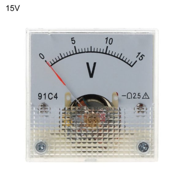DC Voltmeter Analog Panel Meter 0-15V 0-15V 0-15V