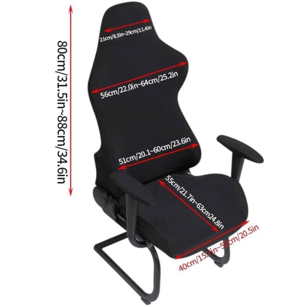 Gaming Stoltrekk Stolveske MØRKEGRÅ dark grey
