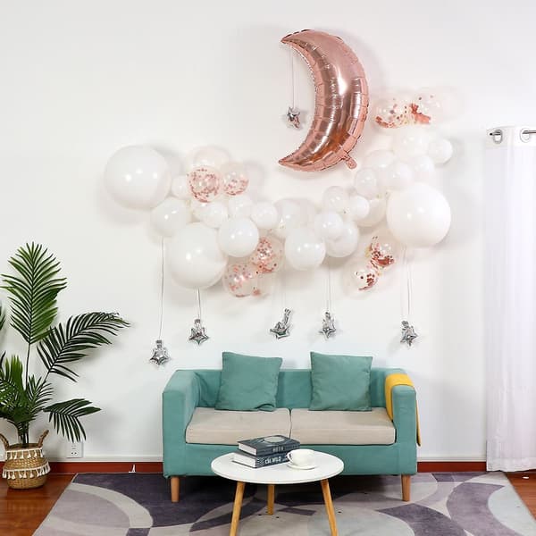 Eid Mubarak Ballong SØLV