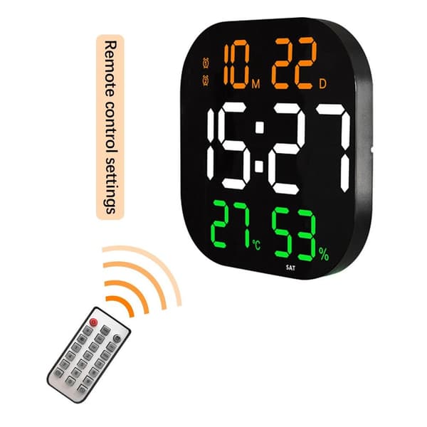 LED digital klocka Väggklocka Alarmklocka