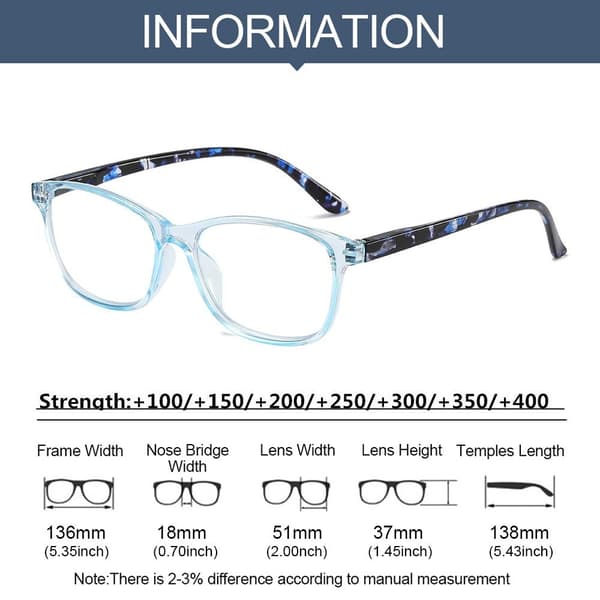 Lesebriller Briller BLUE STRENGTH 400 Blue Strength 400