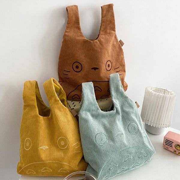 Sarjakuva Totoro-kirjonta KELTAINEN Yellow