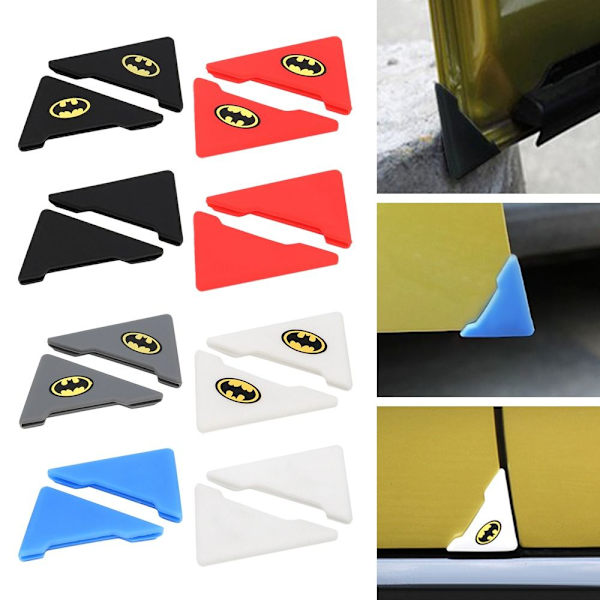 2st Bildörr Hörn Cover Bil Ytterdörr Hörn WHITE BAT BAT White Bat-Bat