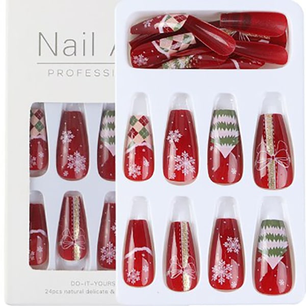 Christmas Fake Nails Christmas Nail Enhancement 05 05 05