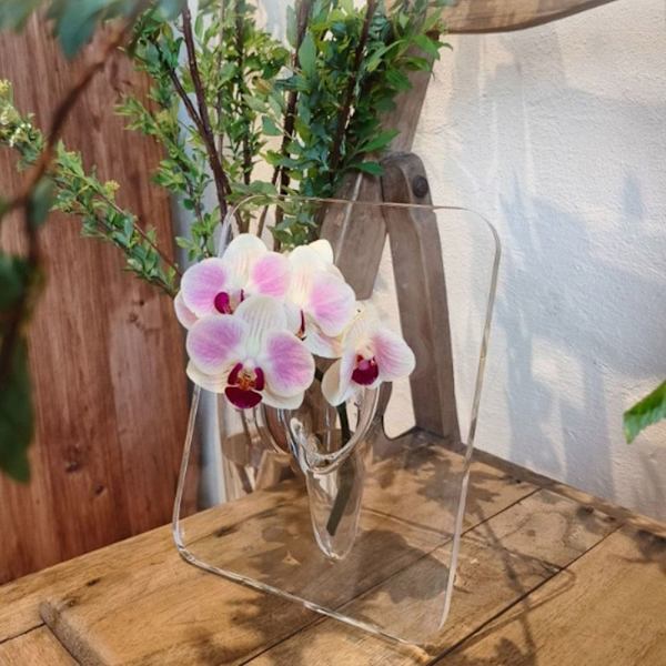 Stel Vase Bordplade Dekorativ CLEAR clear