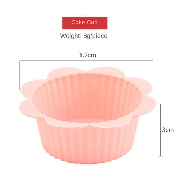 36 stk. silikone muffinsforme med flapper, cupcakeforme til bagning 36pcs