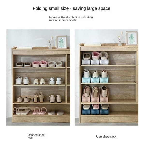 Double Layer Shoe Support Skoförvaring Ljusblått Light Blue