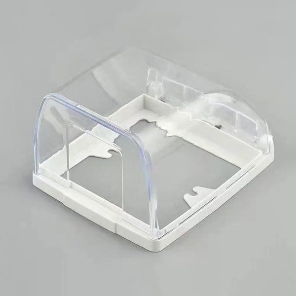 Kytkimen cover pistoke Vesitiivis laatikko LÄPINÄKYVÄ transparent
