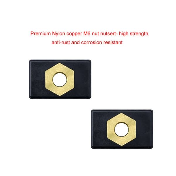 5 kpl telakiskon ruuvikiinnitysmutteri M6 mutteri 5pcs
