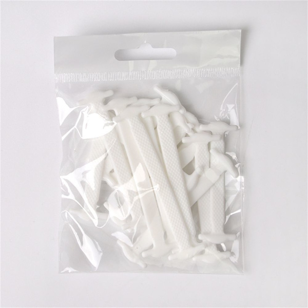 16st Skosnören Silikon VIT white