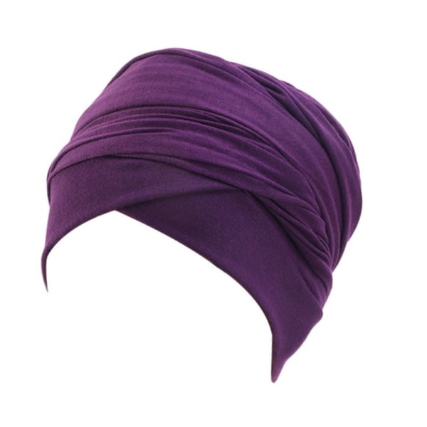 Joustava päähuivi Naisten Hijab-lippikset VILLA purple
