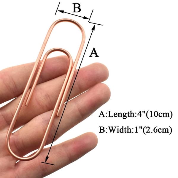 14 st Bokmärken Gem Planner Clips