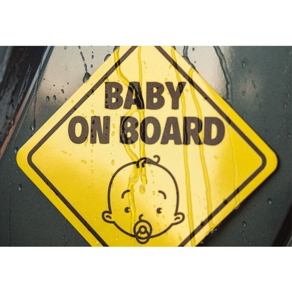 Baby On Board Sticker Bil Sticker Selvklæbende