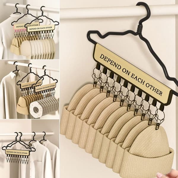 Hat Organizer Baseball Cap Organizer SORT Black