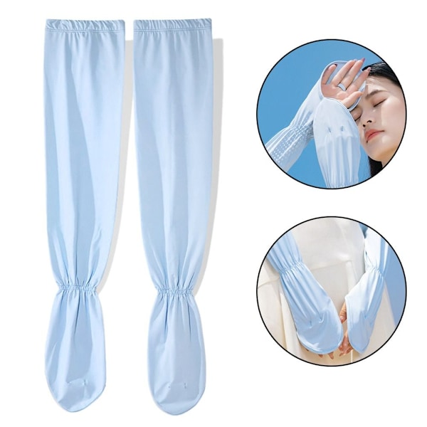 Ice Silk Sleeves Lösa ärmar VIT STYLE2 STYLE2 white style2-style2