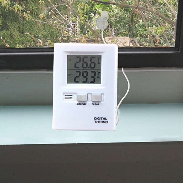 Kaksikanavainen lämpömittari Elektroninen lämpömittari lämpötila bab3 |  Fyndiq