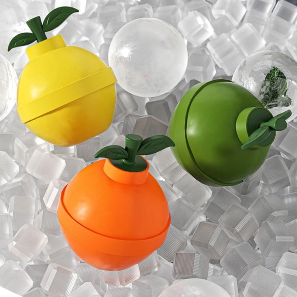 Stor Ice Ball Maker Ice Cube Form GUL yellow