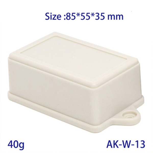 Elektronisk projektlåda Vattentät cover Projekt VIT 80X75X45MM White 80x75x45mm