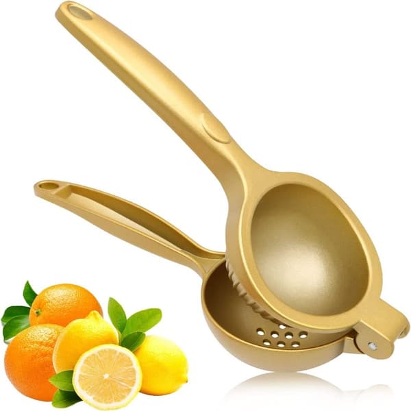 Håndpresset citronpresser SØLV silver