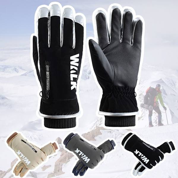 Snöhandskar Ridhandskar GRÅ Gray