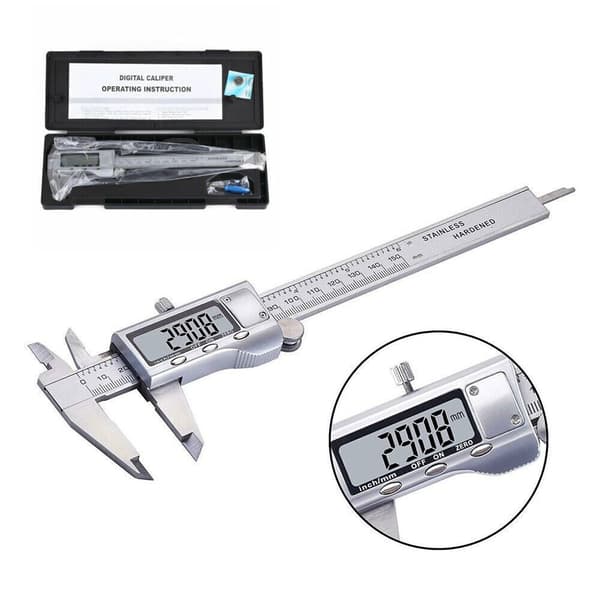 Digital Vernier Caliper Micrometer rustfritt stål