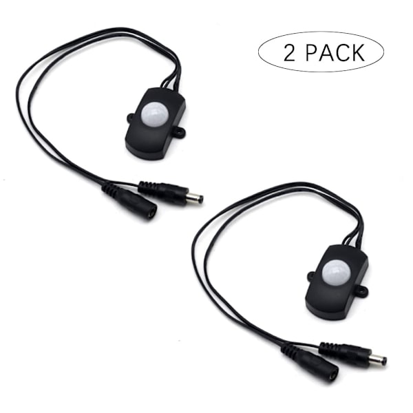 2st 2st DC 5V-24V 5A Rörelsesensor LED-ljusinduktion