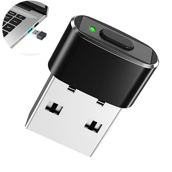 USB Mouse Jiggler Mouse Mover SORT Black