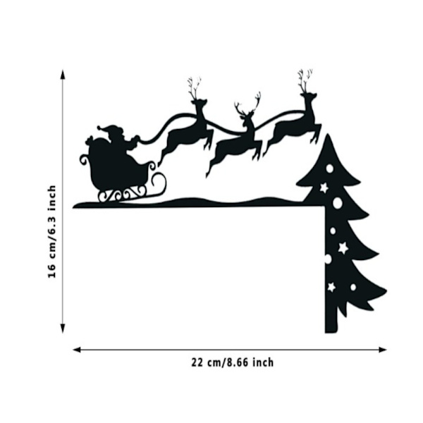 Jule dørkarm dekoration træ ornament 02 02 02