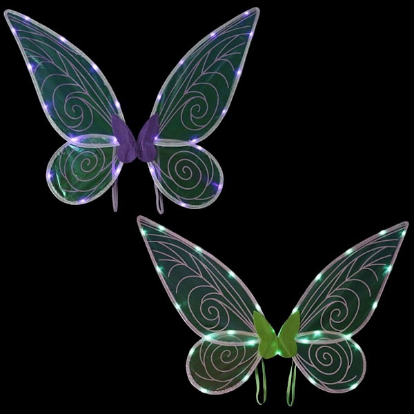 Fairy Wings LED Fjärilsvingar GRÖN green