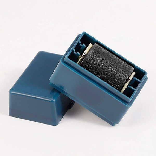 Roller Stamp Security Data Defender TUMMAN SININEN dark blue