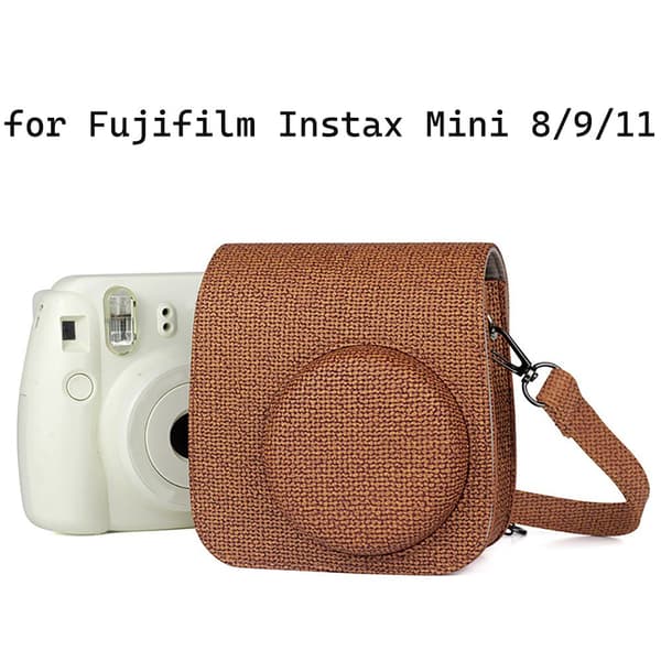 för Fujifilm Instax Mini 8/9/11 Case GRÅ grey