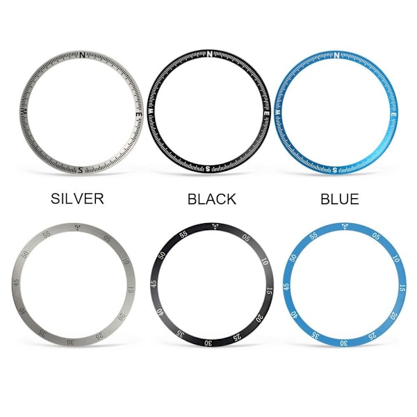 Klokke Bezel Protective Ring SORT B2 B2 black B2-B2