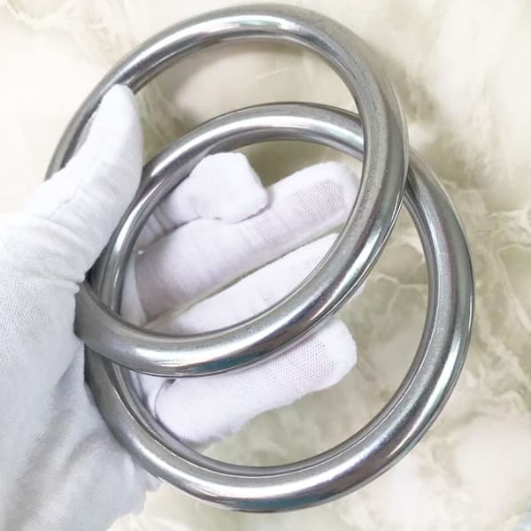 2 Stk Metal Ring O-Ring Pakninger Stor Ring