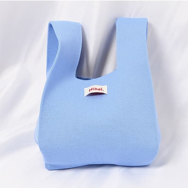 Knit Handbag Kangaskassi PUNAINEN red