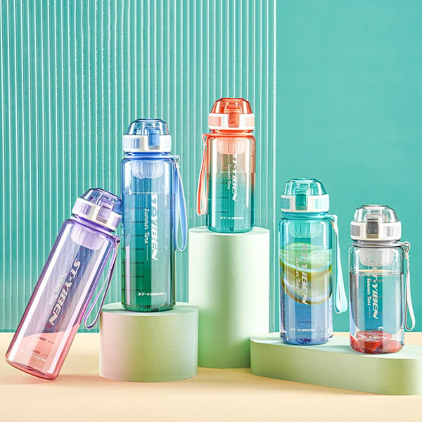Vattenflaska Student Vattenkopp GRÅ 1100ML 1100ML Grey 1100ml-1100ml