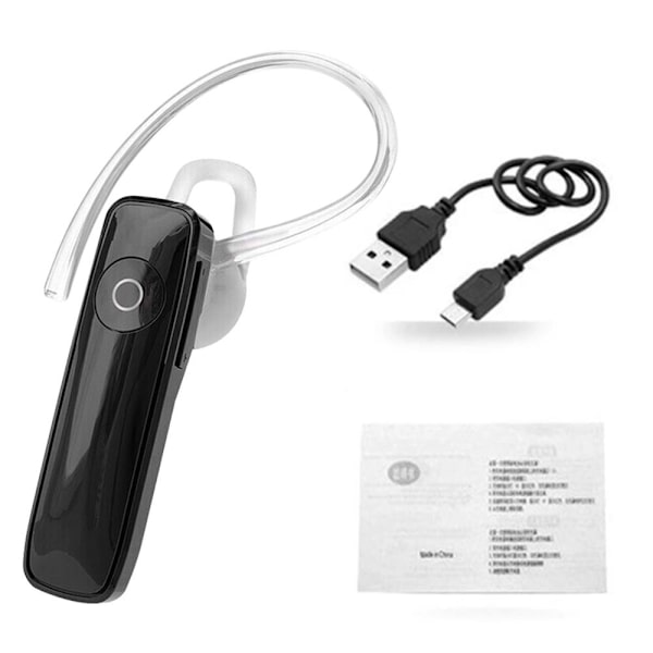 3 stk. Bluetooth Headset In-Ear Ørepropper SORT Black