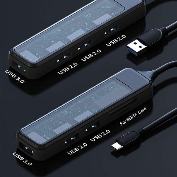 USB Hub Typ-C USB 5-I-1 USB 5-I-1 USB 5-in-1