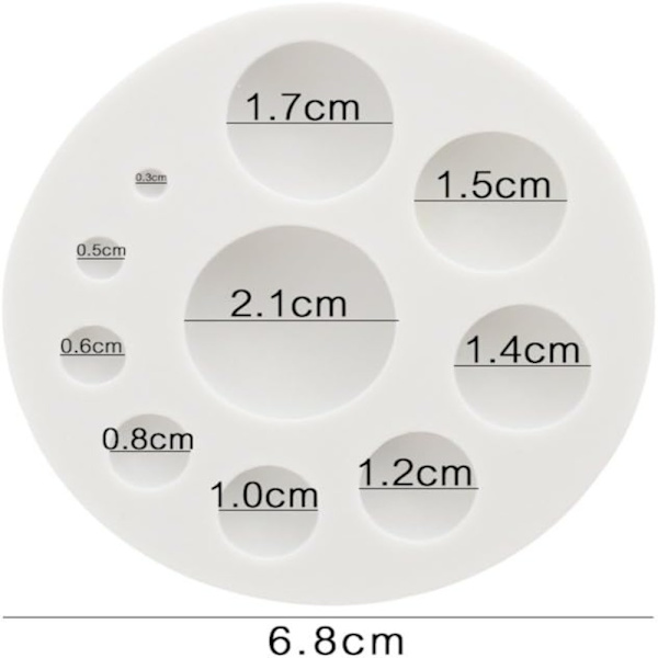 Dome Silikon Mold Polymer Clay